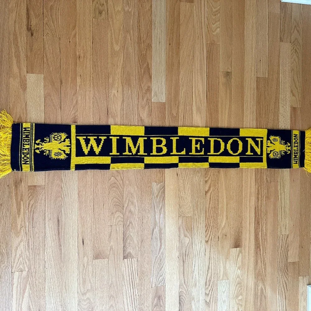 Vintage Wimbledon Football Club Scarf